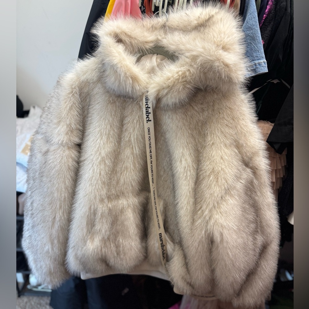 marsthelabel Fur Hooded Jacket SOLD OUT online